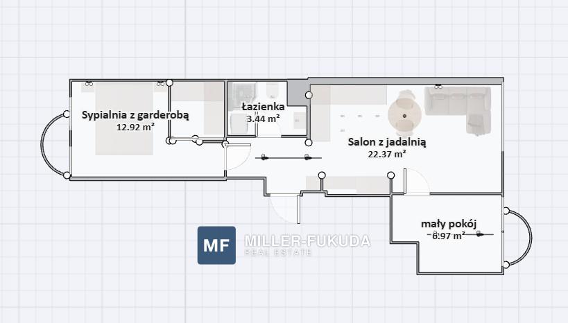 Wohnung zum Verkauf - Warszawa, Mokotów, Domaniewska (11)