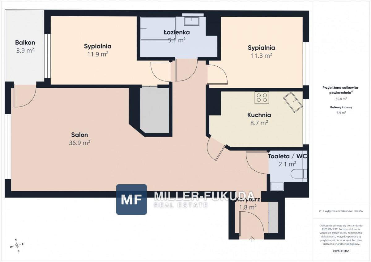 Apartment for sale - Warszawa, Ursynów, Wąwozowa (12)