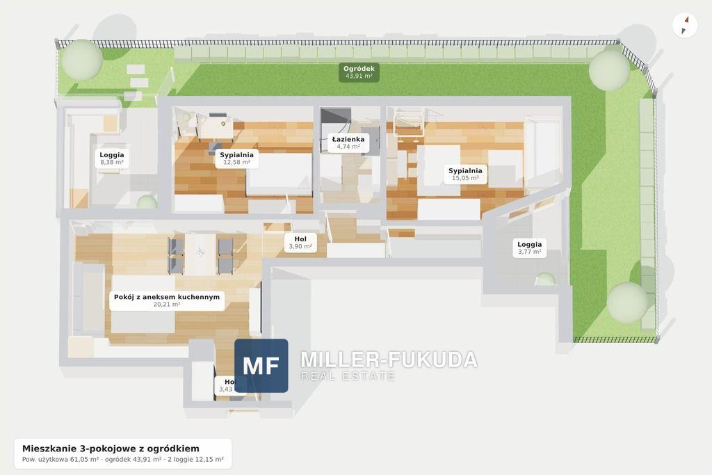 Piso en venta - Warszawa, Białołęka, Marywilska (19)